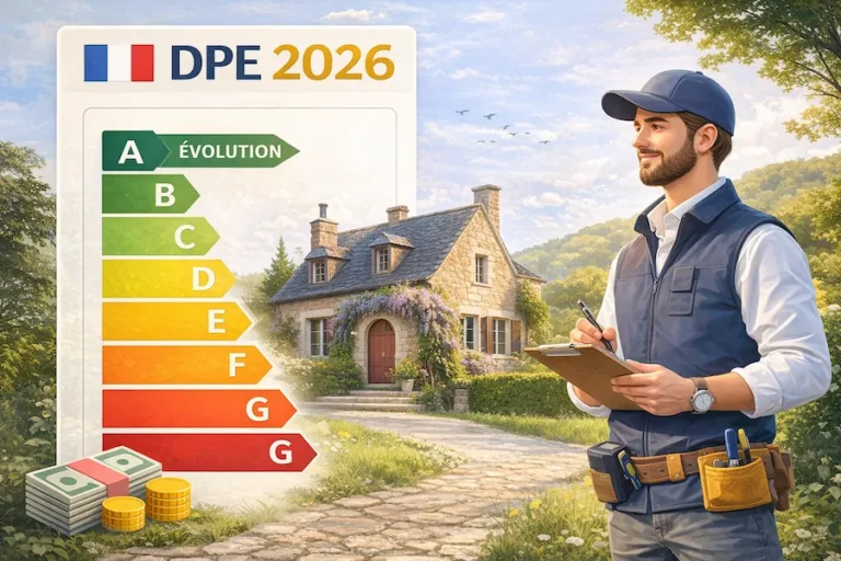 Étiquette DPE 2026 — nouvelle méthode de calcul pour l'immobilier ancien